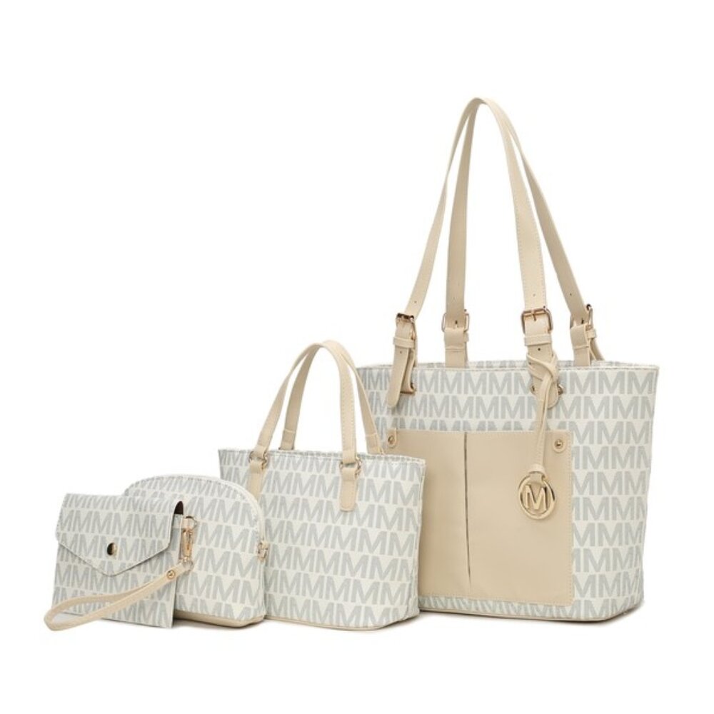 MFK handbag set Blue,pink,red.